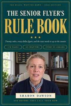 The Senior Flyer's Rule Book by Sharon Dawson, cover.